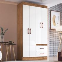 Guarda Roupa Solteiro 4 Portas 2 Gavetas Córdova