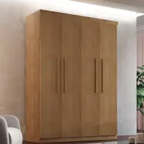 Guarda-Roupa Solteiro 4 Portas 2 Gavetas MDF Dinamarca Guarda-Roupa Solteiro 4 Portas 2 Gavetas MDF Dinamarca