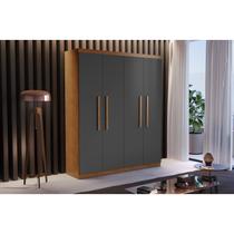 Guarda-Roupa Solteiro 4 Portas 2 Gavetas MDF Dinamarca Guarda-Roupa Solteiro 4 Portas 2 Gavetas MDF Dinamarca