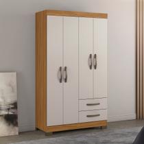 Guarda Roupa Solteiro 4 Portas 2 Gavetas NT5005 Notável Móveis
