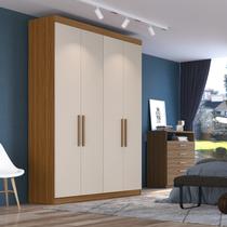 Guarda-roupa Solteiro 4 Portas 2 Gavetas Paris