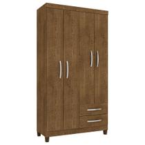 Guarda Roupa Solteiro 4 Portas 2 Gavetas Porto Belo Malbec Clique Chique