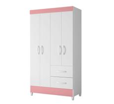 Guarda Roupa Solteiro 4 Portas 2 Gavetas Premium Solteiro Quarto Infantil Moderno Guarda Roupa Solteiro 4 Portas 2 Gavetas Premium Solteiro Quarto Infantil Moderno
