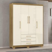 Guarda Roupa Solteiro 4 Portas 3 Gavetas Espanha