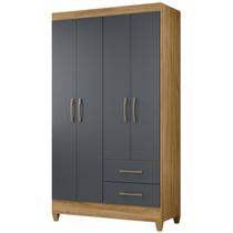 Guarda Roupa Solteiro 4 Portas 9520 Freijo Cinza Moval Guarda Roupa Solteiro 4 Portas 9520 Freijo Cinza Moval