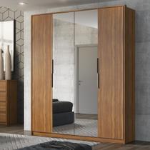 Guarda Roupa Solteiro 4 Portas com 2 Portas com Espelhos Attore Demartêz Guarda Roupa Solteiro 4 Portas com 2 Portas com Espelhos Attore Demartêz
