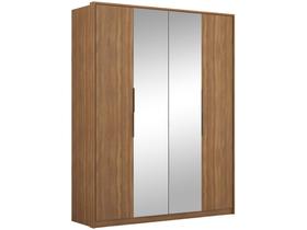 Guarda Roupa Solteiro 4 Portas com 2 Portas com Espelhos Attore Demartêz Guarda Roupa Solteiro 4 Portas com 2 Portas com Espelhos Attore Demartêz