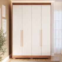 Guarda-Roupa Solteiro 4 Portas com Pés 159cm 100% MDF Lumiar Espresso Móveis Marrom/Cinamomo/Grafiatto Guarda-Roupa Solteiro 4 Portas com Pés 159cm 100% MDF Lumiar Espresso Móveis Marrom/Cinamomo/Grafiatto