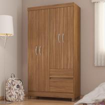 Guarda Roupa Solteiro 4 Portas e 2 Gavetas Almirante - Amêndola Touch Guarda Roupa Solteiro 4 Portas e 2 Gavetas Almirante - Amêndola Touch