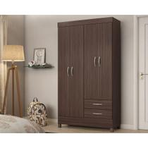 Guarda Roupa Solteiro 4 Portas e 2 Gavetas Astro Cafe Touch - Demóbile