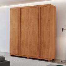 Guarda Roupa Solteiro 4 Portas e 2 Gavetas com Pés 100% MDF Severo Yescasa