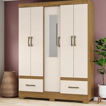 Guarda Roupa Solteiro 5 Portas 2 Gavetas B60 Briz