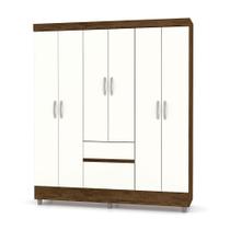 Guarda Roupa Solteiro 6 Portas 153 cm Rio Plus Nature - Pallazio Guarda Roupa Solteiro 6 Portas 153 cm Rio Plus Nature - Pallazio