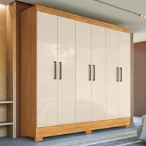 Guarda-roupa Solteiro 6 Portas 2 Gavetas Verso