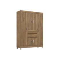 Guarda Roupa Solteiro 6 Portas e 2 Gavetas Ecom II Amêndola Touch - Demóbile Guarda Roupa Solteiro 6 Portas e 2 Gavetas Ecom II Amêndola Touch - Demóbile