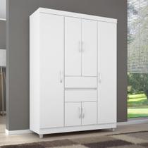 Guarda Roupa Solteiro 6 Portas e 2 Gavetas Utah