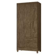 Guarda Roupa Solteiro 82cm 3 Portas Zeno Castanho Wood Z17 - Mpozenato Guarda Roupa Solteiro 82cm 3 Portas Zeno Castanho Wood Z17 - Mpozenato