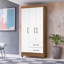 Guarda Roupa Solteiro Ambiente Lima 3 Portas Branco - Moval Guarda Roupa Solteiro Ambiente Lima 3 Portas Branco - Moval