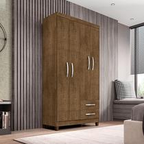Guarda Roupa Solteiro Ambiente Modena 4 Portas Malbec - Incorplac Guarda Roupa Solteiro Ambiente Modena 4 Portas Malbec - Incorplac