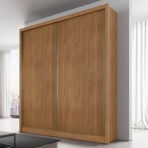 Guarda Roupa Solteiro Ambiente Toledo 2 Portas 3 Gavetas Cumaru 23 Novo Horizonte