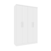 Guarda-Roupa Solteiro Amsterdam I 4 PT 2 GV Neve