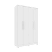 Guarda-Roupa Solteiro Amsterdam II 4 PT 2 GV Neve