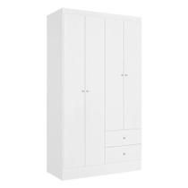 Guarda Roupa Solteiro Astro 4 Portas Branco Rosa Flex Acetinado - Thb Guarda Roupa Solteiro Astro 4 Portas Branco Rosa Flex Acetinado - Thb