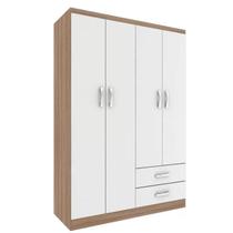 Guarda-Roupa Solteiro Atalaia 4 Portas 2 Gavetas