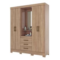 Guarda Roupa Solteiro B24 Jequitibá Brilho - Briz Móveis Guarda Roupa Solteiro B24 Jequitibá Brilho - Briz Móveis