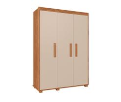 Guarda Roupa Solteiro Belize Fênix 3 Portas e 1 Gaveta 100% MDF com Corrediças Telescópicas Guarda Roupa Solteiro Belize Fênix 3 Portas e 1 Gaveta 100% MDF com Corrediças Telescópicas