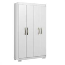 Guarda Roupa Solteiro Bem Mm 4 Portas Branco