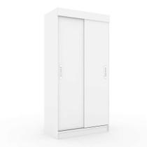 Guarda-Roupa Solteiro Berlim 2PT Branco - Mobly