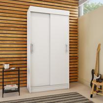 Guarda-Roupa Solteiro Bilbao 2PT Branco Guarda-Roupa Solteiro Bilbao 2PT Branco