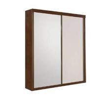 Guarda Roupa Solteiro Búzios 2 Portas de Correr 1 Porta Espelhada 3 Gavetas 100% MDF - Móveis Valverde - New Canion/Off7