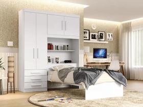 Guarda- Roupa Solteiro C/Cama Solteiro 4 Portas 3 Gv- Batrol