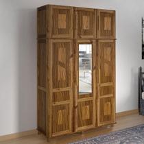 Guarda-Roupa Solteiro Campo Grande 6 Portas com Espelho Ypê - Rodmoveis