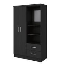 Guarda Roupa Solteiro Capelinha 2 Portas 2 Gavetas 100cm