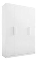 Guarda Roupa Solteiro Colibri 4 Pt Branco Mdf D'doro Guarda Roupa Solteiro Colibri 4 Pt Branco Mdf D'doro