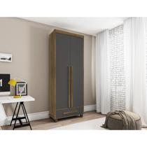 Guarda Roupa Solteiro com 2 Portas 1 Gavetas Dubai