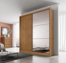 Guarda Roupa Solteiro com Espelho 2 Portas 3 Gavetas Toronto