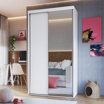 Guarda-roupa Solteiro com Espelho 2 Portas de Correr Rc2205
