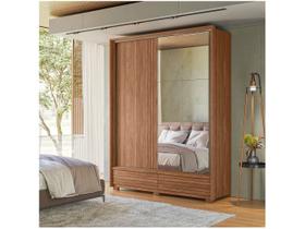 Guarda-roupa Solteiro com Espelho 4 Gavetas 2 Portas Santos Andirá Democrata