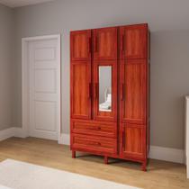 Guarda-roupa Solteiro com Espelho 7 Portas 2 Gavetas Fortaleza Guarda-roupa Solteiro com Espelho 7 Portas 2 Gavetas Fortaleza