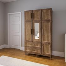 Guarda-roupa Solteiro com Espelho 7 Portas 2 Gavetas Fortaleza Guarda-roupa Solteiro com Espelho 7 Portas 2 Gavetas Fortaleza