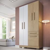 Guarda Roupa Solteiro com Pés 5 Portas 1 Gaveta Laguna Faimec Guarda Roupa Solteiro com Pés 5 Portas 1 Gaveta Laguna Faimec