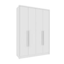Guarda-Roupa Solteiro Dinamarca 4 PT 2 GV Neve Guarda-Roupa Solteiro Dinamarca 4 PT 2 GV Neve