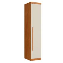 Guarda-Roupa Solteiro Facinium 1 Porta 4 Prateleiras Cinamomo/Off Arenas - Pnr Móveis Guarda-Roupa Solteiro Facinium 1 Porta 4 Prateleiras Cinamomo/Off Arenas - Pnr Móveis