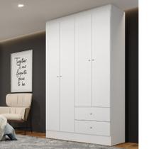Guarda Roupa Solteiro Flex 4 Portas 2 Gavetas Astro THB Guarda Roupa Solteiro Flex 4 Portas 2 Gavetas Astro THB