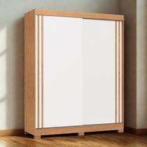 Guarda Roupa Solteiro Flex Ripado 2 Portas de Correr Rudá Móveis Castro Guarda Roupa Solteiro Flex Ripado 2 Portas de Correr Rudá Móveis Castro