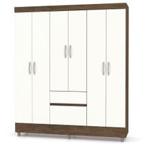Guarda Roupa Solteiro Ideal Plus 6 Portas Imbuia Champanhe VR Guarda Roupa Solteiro Ideal Plus 6 Portas Imbuia Champanhe VR